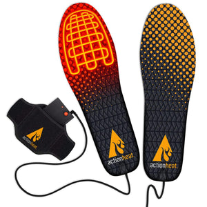 ActionHeat heated insoles with battery pack and connecting wires