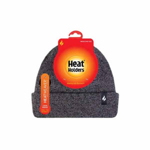 Heat Holders Men's Oran Solid Flat Knit Roll Up Hat