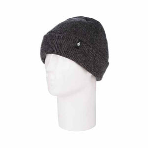 Heat Holders Men's Oran Solid Flat Knit Roll Up Hat
