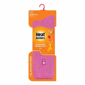 Heat Holders Women's Lite Dahlia Solid Crew Socks - Black