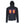 Volt Heat black hooded jacket with glowing orange heating elements on the chest