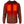 Red heated zip up hoodie with visible glowing heating elements on the chest