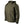 Olive green Gobi Heat hooded softshell heated jacket with front zipper