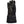 Black leather and fabric glove with zippered cuff and touch screen fingertip