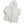 White zip up hoodie with Ragz branding on the hood and hem