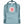 Light blue Fjallraven Kanken backpack with front pocket and top handles