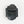 Black leather pouch with elastic side straps and velcro flap closure
