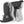 Hestra grey and white three finger ski mittens with adjustable wrist straps