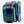 Blue wearable clip on safety light with white power button