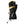 Lenz black and yellow heated mitten with adjustable wrist strap