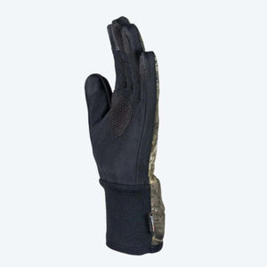 Mobile Warming camouflage and black heated glove with textured palm grip