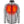 Grey heathered knit heated jacket with visible orange heating elements on the chest