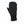 Seirus black winter mitten with textured pattern and ribbed cuff