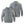 Venture Heat grey zip up hoodie shown from front and back views