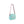 Light blue Polarbox cooler with a pink adjustable shoulder strap