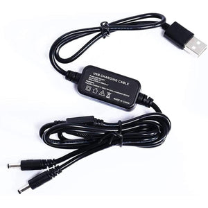 Savior Heat dual port USB charging cable for heated apparel