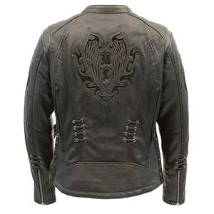 Milwaukee Leather Women's Lightweight Scuba Racer Jacket