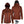 ActionHeat brown hooded heated jacket with front and back view and power bank