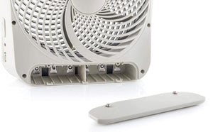 O2Cool Treva 10" Battery Operated Portable Fin Fan with AC Adapter