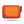 Ignik orange heated seat pad with visible internal heating coils and digital controller