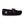 Cloud Nine Sheepskin black suede moccasin slipper with brown leather lace and whipstitch detail
