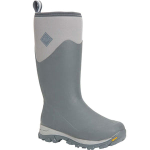 Grey Muck tall rubber boot with Vibram sole