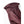 Hestra burgundy leather glove cuff detail