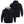 Venture Heat black zip up hoodie with cream lining and hood