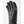 Hestra black leather glove palm view