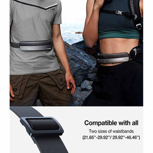 Torras wearable waist fan with adjustable straps in two sizes
