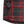 Mobile Warming red and black plaid shirt with battery pack in pocket and power button on front