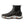 Korkers black slip on boot with grey midsole and orange accents