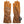 ActionHeat brown leather heated gloves with visible heating elements and battery pack