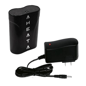 Aheata black battery pack and wall charger with power cord