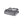 Folded grey Serta heated throw blanket with remote controller