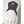 White Hestra glove with grey knuckle padding and Hestra logo patch