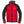 Stormr red and black neoprene hooded jacket with front zipper and pockets