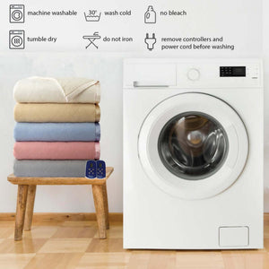 Shavel Micro Flannel The Modern Reverse to Sherpa Electric Heated Blanket - Full