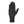 Seirus black glove with ribbed cuff