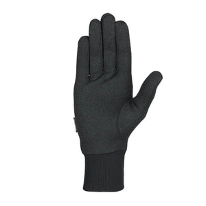 Seirus black glove with ribbed cuff