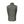 Back view of a grey wool vest with horizontal stitched detailing