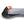 Grey and black grid patterned gear bag with orange carry strap