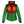 Green and black heated puffer jacket with Philadelphia Eagles logo and glowing heating elements