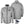 ActionHeat grey heather fleece jacket with front and back views and included power bank and charging cable