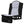 Black and grey portable stadium seat with mesh pocket and adventure logo patch