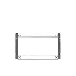 Snow Peak IGT frame with metal rails and black corner connectors