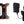 Portable battery pack with G logo and power adapter with cord
