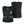 AlphaCool black cooling vest with front zipper and side elastic straps