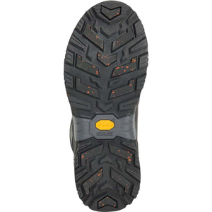 Black Muck boot outsole with Vibram Arctic Grip tread pattern
