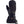 Black Therm-ic heated mitten with orange stitching and power button